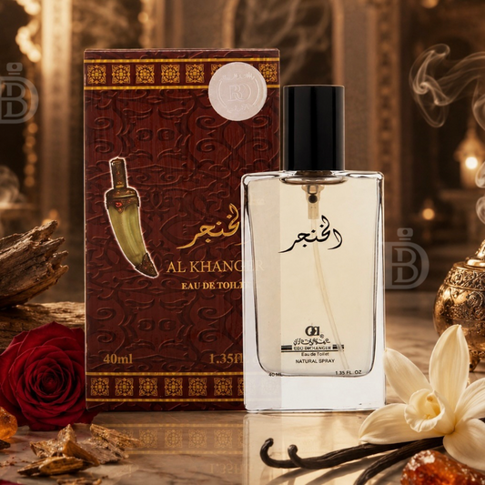 Khanjar Perfume Unisex – Oud Rose Amber Vanilla (40ml EDT)