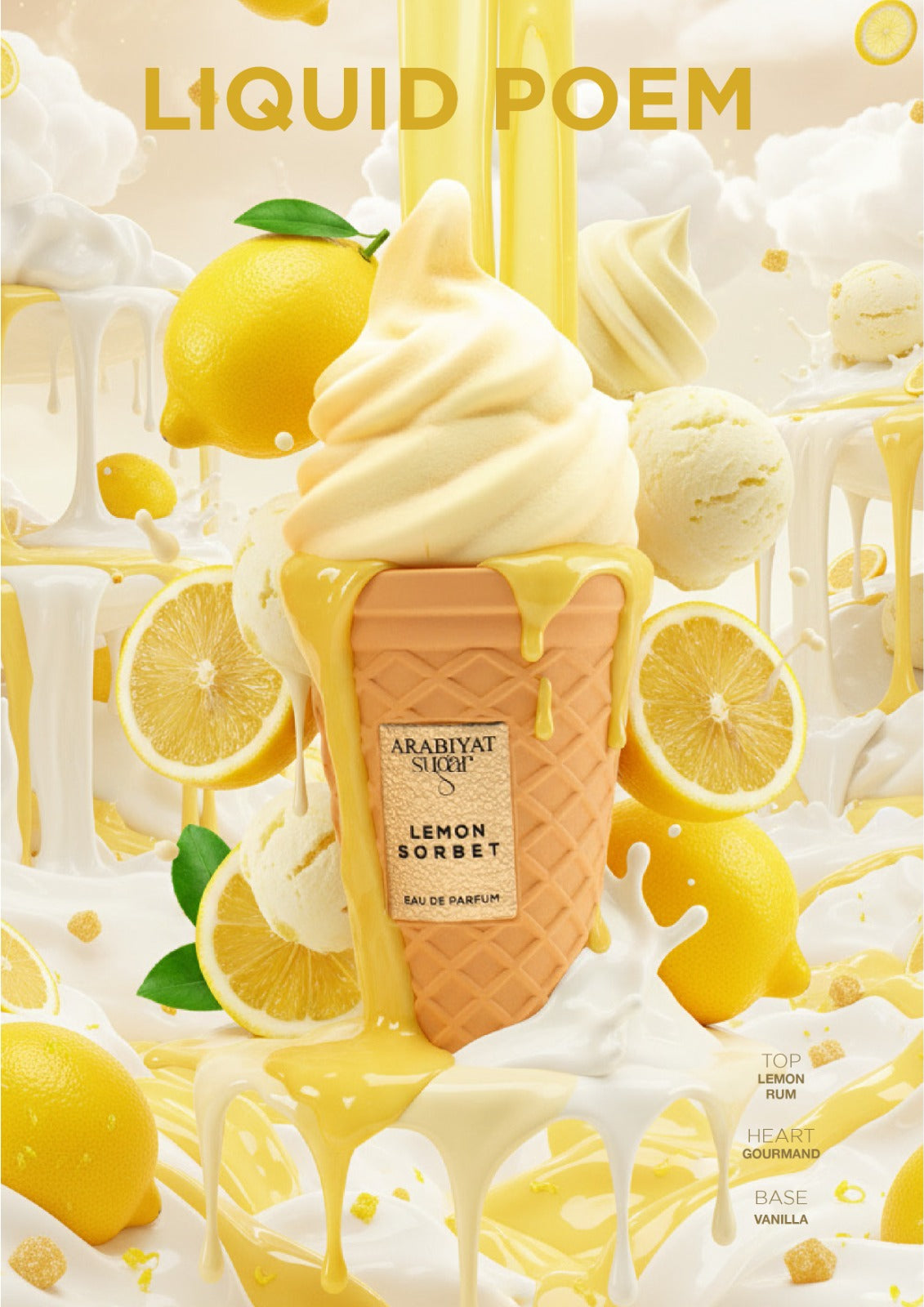 Lemon Sorbet | Unisex | 100ML EDP By Arabiyat Sugar