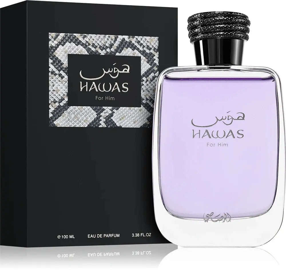 Hawas for Him 100ml EDP by Rasasi – Dubai Blends