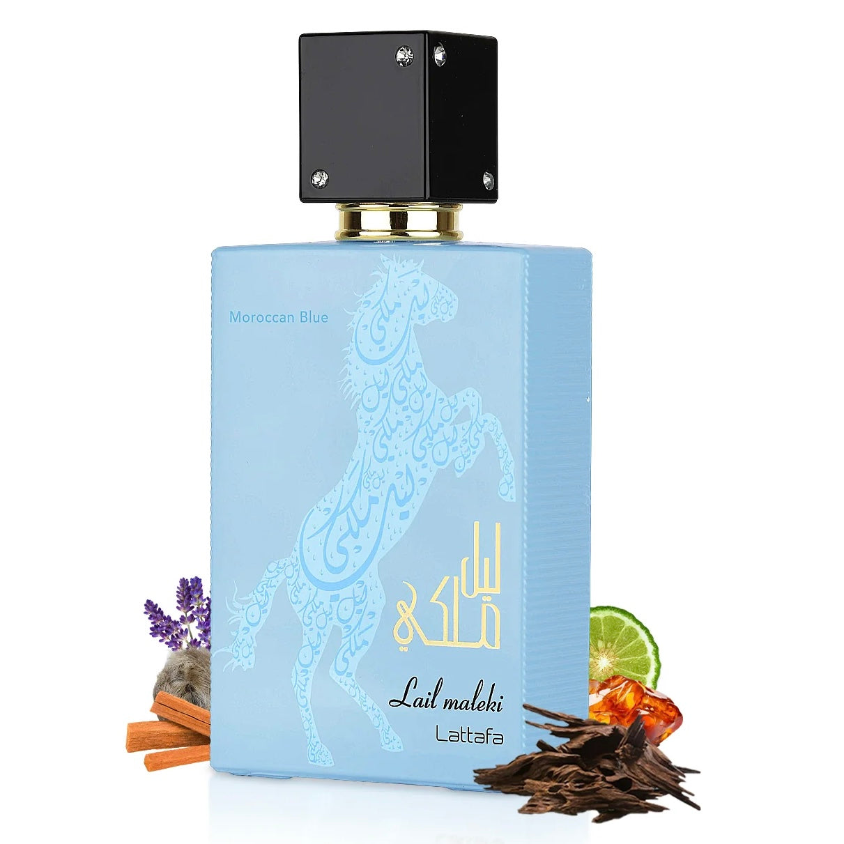 Lail Maleki Moroccan Blue by Lattafa - 100ML EDP | Long-Lasting Oriental Oud Fragrance