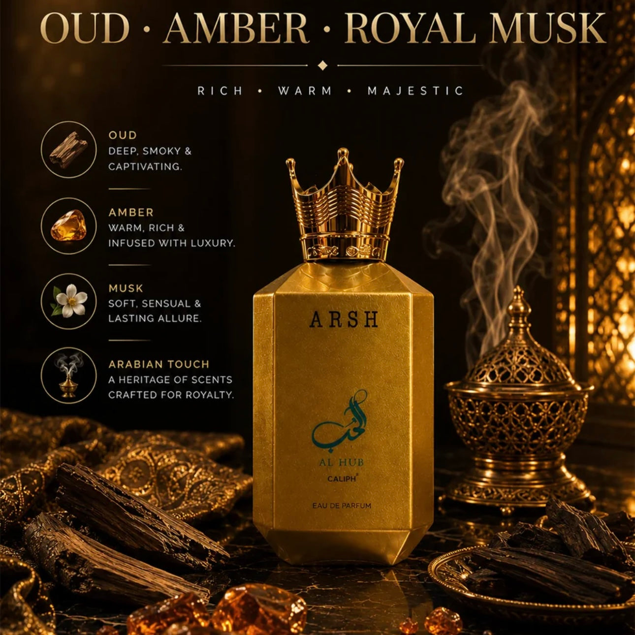 Arsh Al Hub Perfume 100ML EDP By Caliph