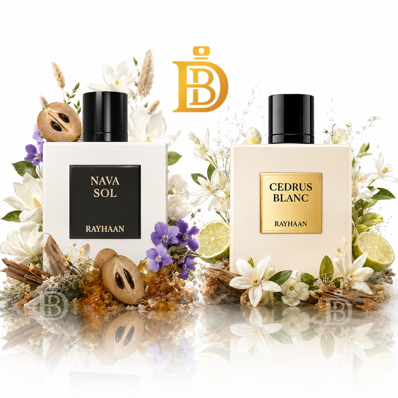 Nava Sol & Cedrus Blanc Bundle (2 x 100ml) EDP By Rayhaan