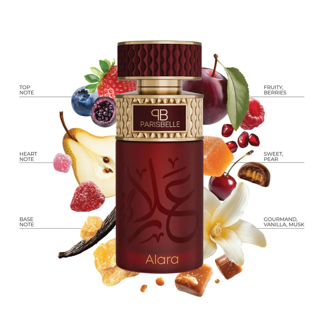 Alara Extrait de Parfum 100ML | Fruity Gourmand Luxury Perfume by Parisbelle