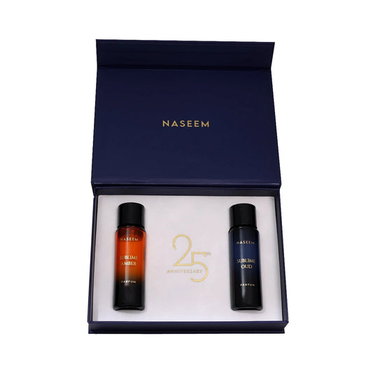 Sublime Gift Set (Unisex, Alcohol Free) 2 x 30ML Sublime Oud & Sublime Amber By Naseem