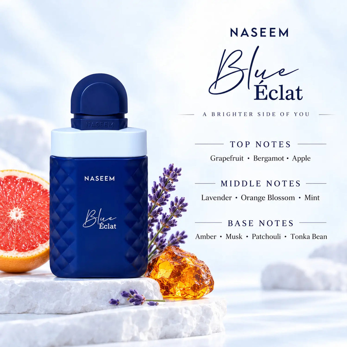 Blue Éclat (Alcohol Free) 100ml by Naseem