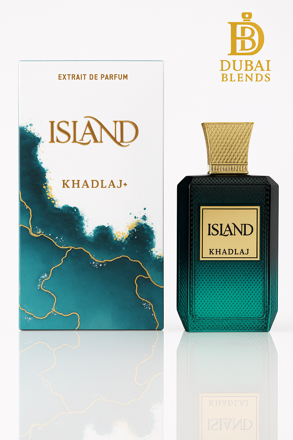Island Extrait de Parfum 100ml by Khadlaj | Tropical Coconut Pineapple Unisex Fragrance