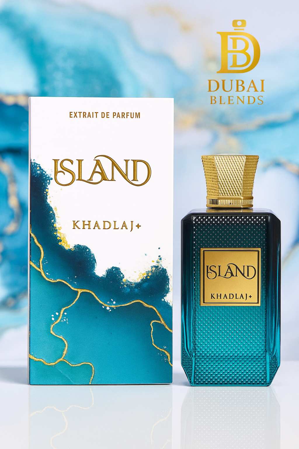 Island Extrait de Parfum 100ml by Khadlaj | Tropical Coconut Pineapple Unisex Fragrance