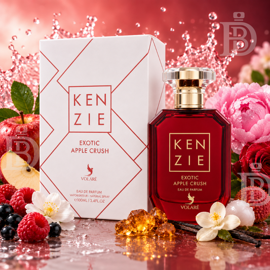 Kenzie Exotic Apple Crush EDP 100ml by Volare | Juicy Apple Lychee Wild Berry Rose Vanilla Musk Perfume