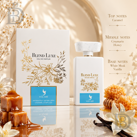 Blend Luxe EDP 100ML By Volare | Vanilla & Caramel Unisex Perfume