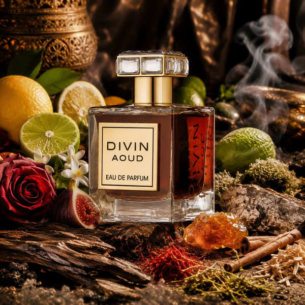 Divin Aoud 100ML EDP by French Avenue | Musk Rose Oud Saffron | Inspired by Roja Dove Amber Aoud