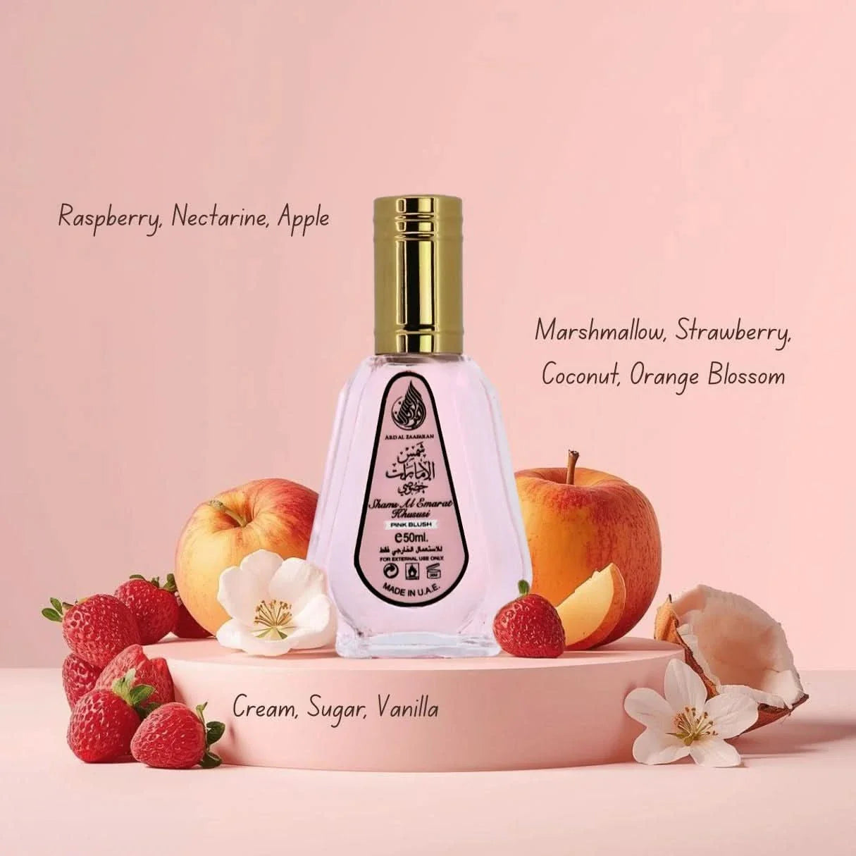 Pink Blush Shams Al Emarat Khususi EDP Perfume Spray 50ML by Ard Al Zaafaran