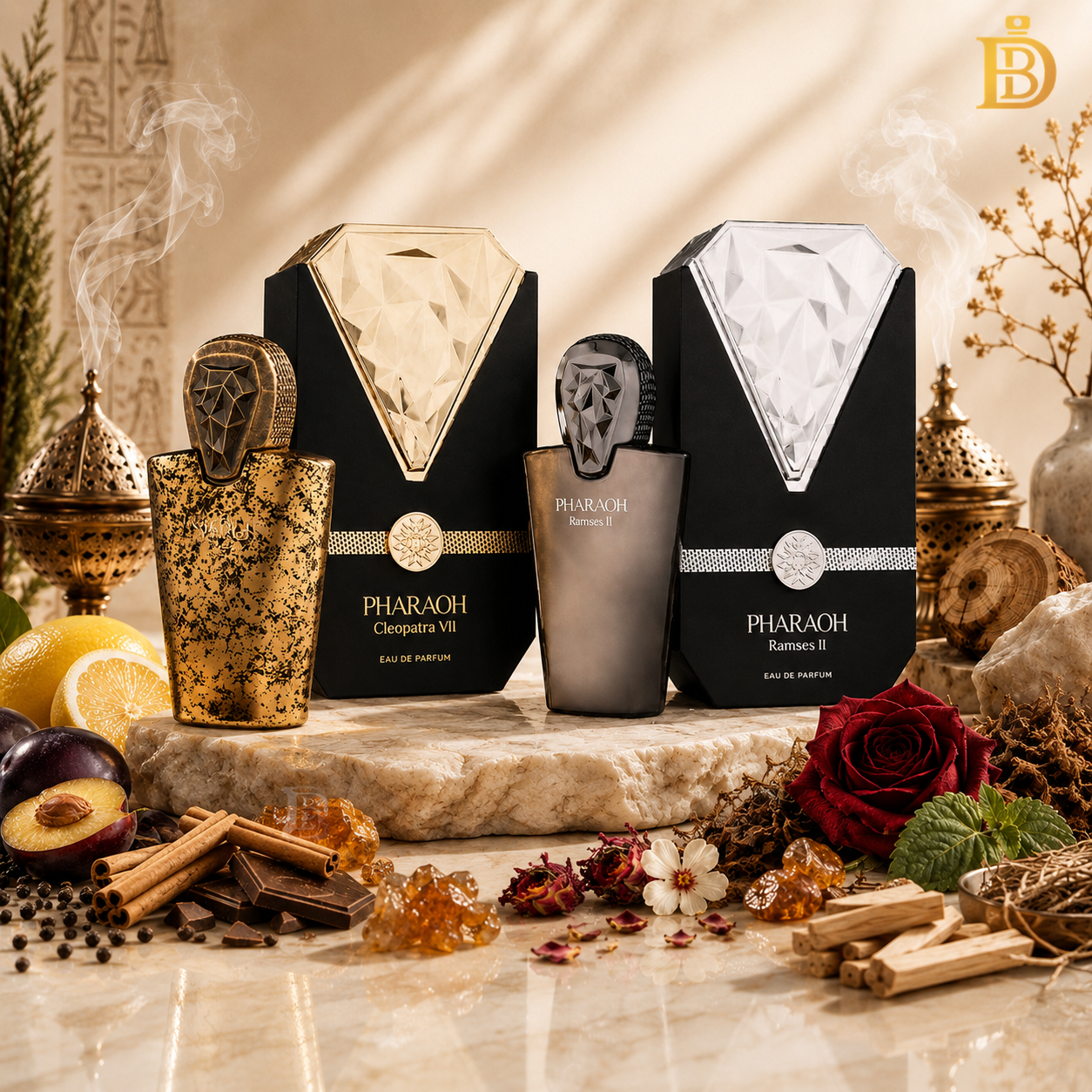 Pharaoh Collection Tobacco Bundle 2 x 80ml EDP — Maison Des Parfums