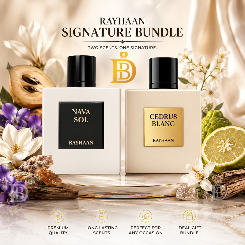 Nava Sol & Cedrus Blanc Bundle (2 x 100ml) EDP By Rayhaan