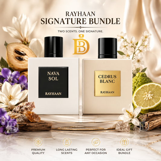 Nava Sol & Cedrus Blanc Bundle (2 x 100ml) EDP By Rayhaan