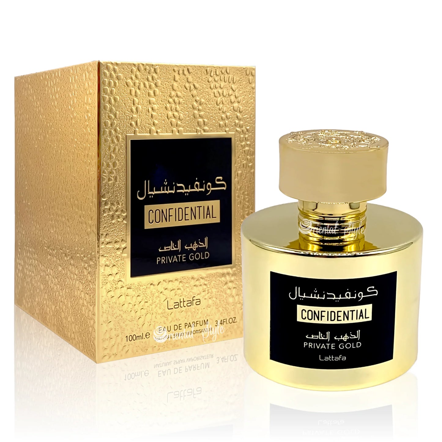 Confidential Private Gold By Lattafa 100ML EDP