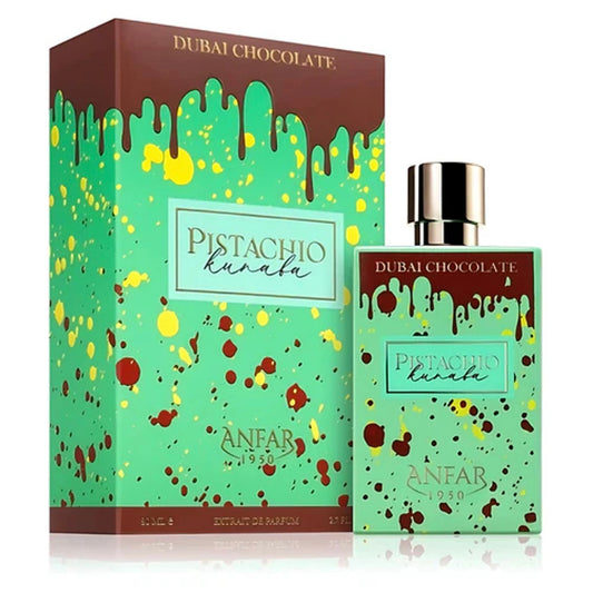 Anfar 1950 Dubai Chocolate Pistachio Kunafa 80ml EDP | Viral Gourmand Unisex Fragrance | Kayali Pistachio-Inspired Arabian Perfume | Buy Australia