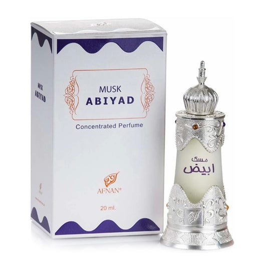 Musk Abiyad (Unisex) 20ml Concentrated oil by Afnan