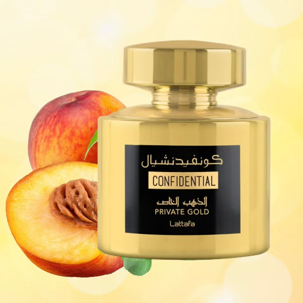 Confidential Private Gold By Lattafa 100ML EDP – Dubai Blends