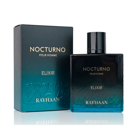 Nocturno Elixir EDP 100ml by Rayhaan | Dark Citrus Woody Aromatic Masculine Perfume