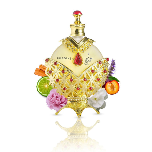 Khadlaj Hareem Al Sultan Gold 35ml Concentrated Perfume Oil | Pineapple Peach Sandalwood | TikTok-Viral Arabian Perfume Oil | Buy Australia