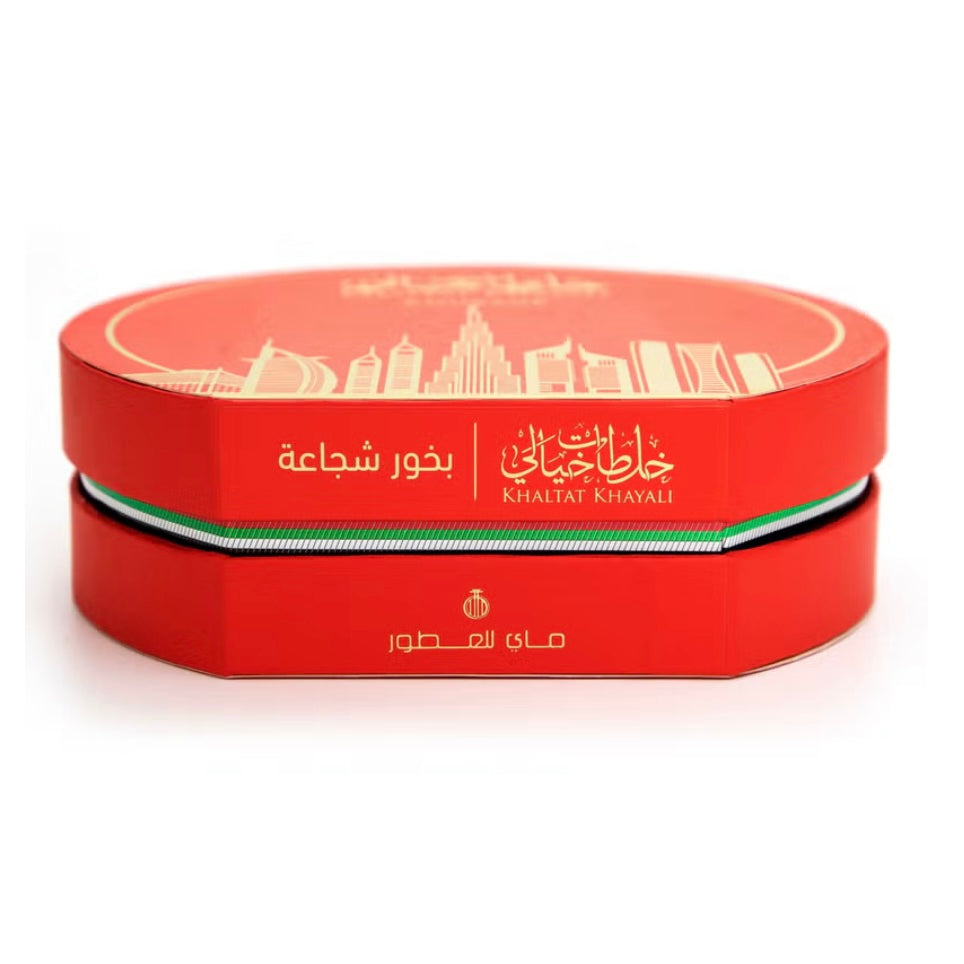Khaltat Khayali Courage - Oud Muattar Solid Incense Bakhoor 100g By My Perfumes بخور خلطات خيالي عود معطر من ماي للعطور