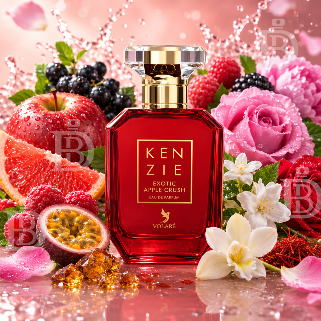 Kenzie Exotic Apple Crush EDP 100ml by Volare | Juicy Apple Lychee Wild Berry Rose Vanilla Musk Perfume