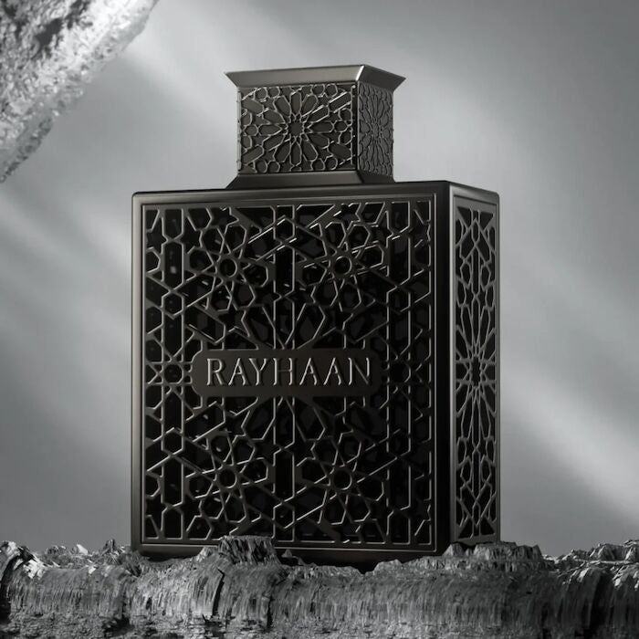 Rayhaan Obsidian EDP 100ml | Dark Iris Leather Woody Masculine Perfume