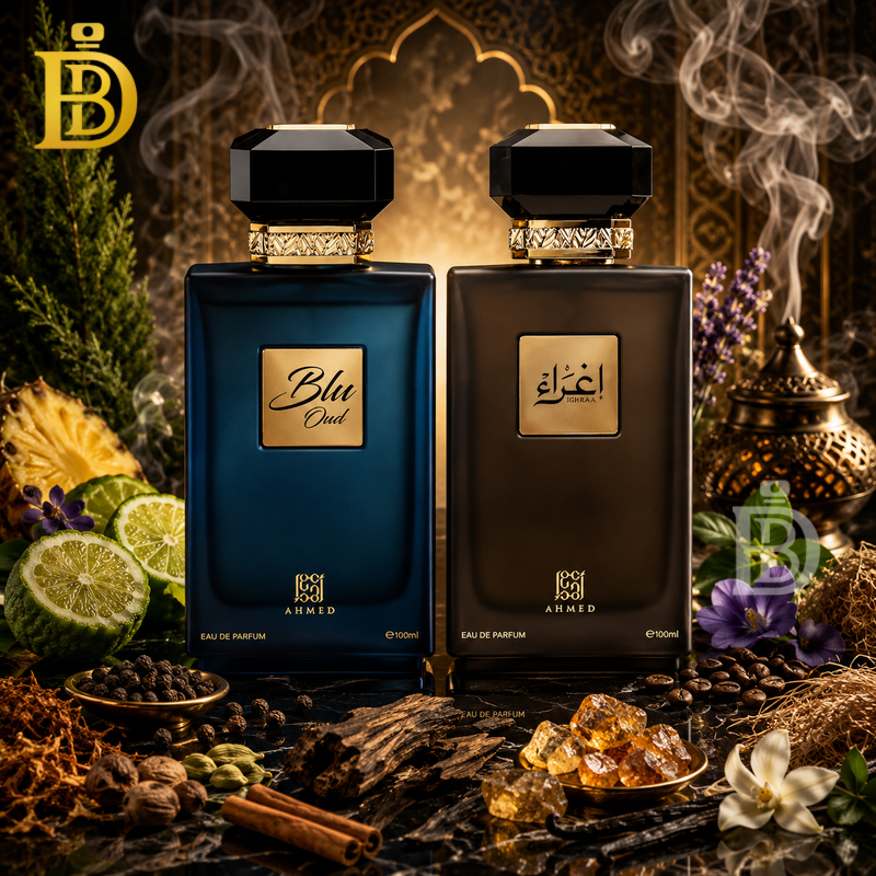 Oud Lovers Bundle – Blu Oud & Ighraa By Ahmed Al Maghribi (2 × 100ml)