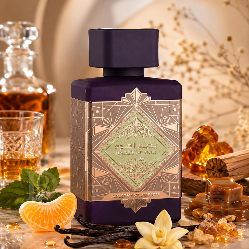 Badee Al Oud Amethyst Fusion | New Release | Unisex 100ML EDP By Lattafa