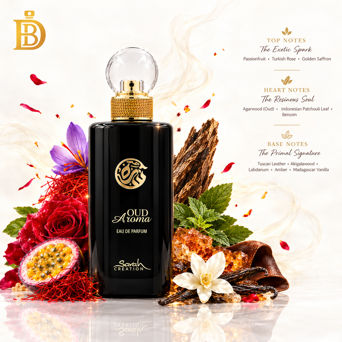 OUD AROMA 100ml EDP | Unisex | by Sarah Creations