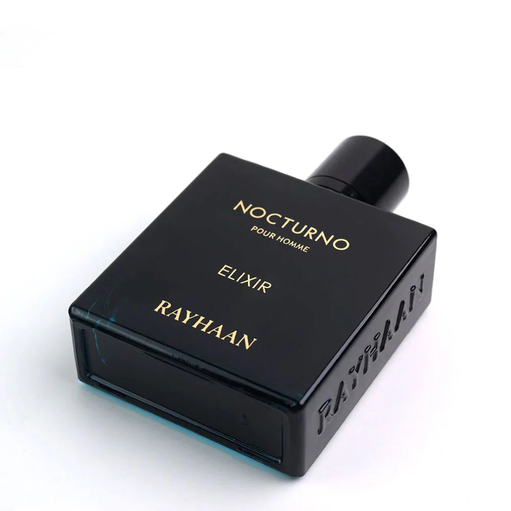 Nocturno Elixir EDP 100ml by Rayhaan | Dark Citrus Woody Aromatic Masculine Perfume