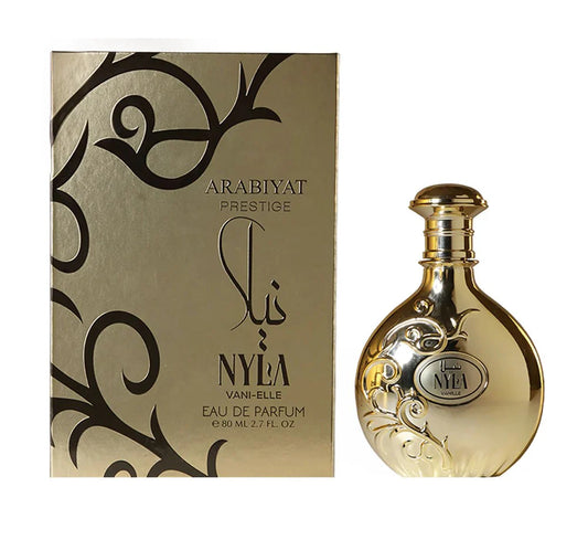 Nyla Vani-Elle EDP 80ml by Arabiyat Prestige | Warm Vanilla Caramel Jasmine Gourmand Perfume