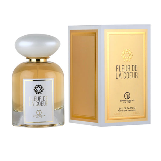 Grandeur Elite Fleur De La Cour 100ml EDP | Peach Apple Jasmine Citrus Women's Perfume | Sweet Floral Arabian Fragrance | Australia wide shipping