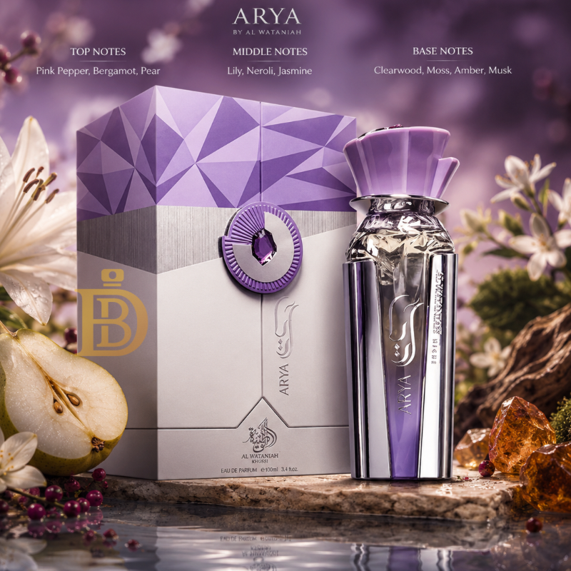 Arya EDP 100ml by Al Wataniah | Fresh Floral Fruity Perfume