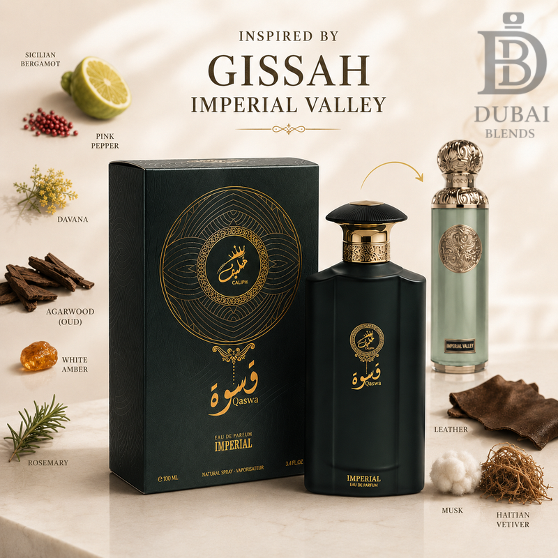 Qaswa Imperial EDP 100ml by Caliph | Inspired by Gissah Imperial Valley