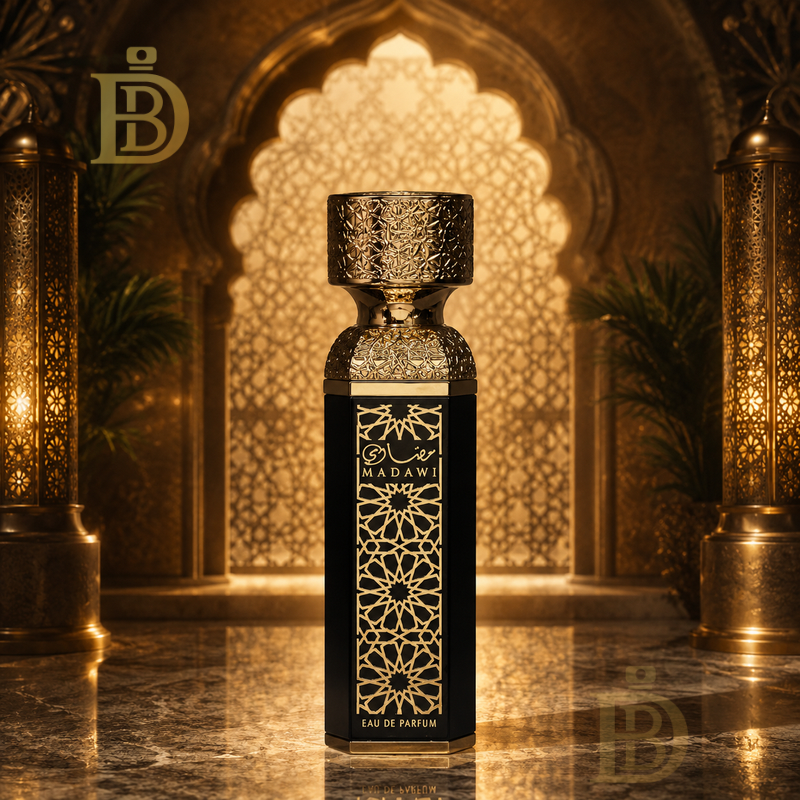 Madawi 100ML UAE version by Madawi perfMadawi EDP 100ml | UAE Version | Fruity Floral Peach Rose Musk Perfumeumes