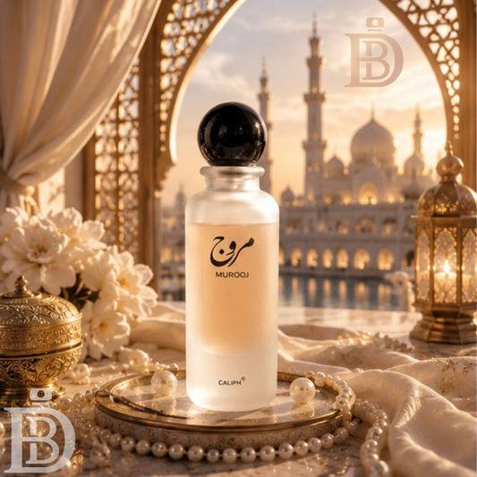 Murooj EDP 100ml by Caliph | Spiced Honey Rose Saffron Oud Leather Sandalwood Unisex Perfume