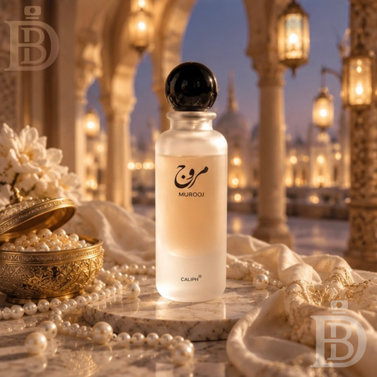 Murooj EDP 100ml by Caliph | Spiced Honey Rose Saffron Oud Leather Sandalwood Unisex Perfume