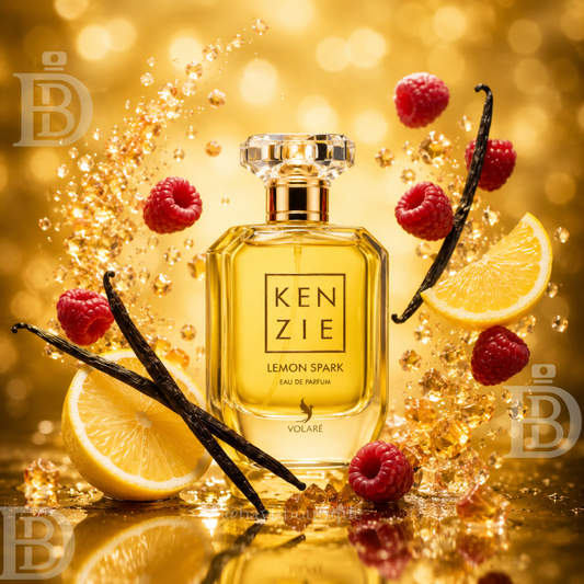 Kenzie Lemon Spark EDP 100ml by Volare | Sweet Lemon Sugar Raspberry Praline Benzoin Feminine Perfume