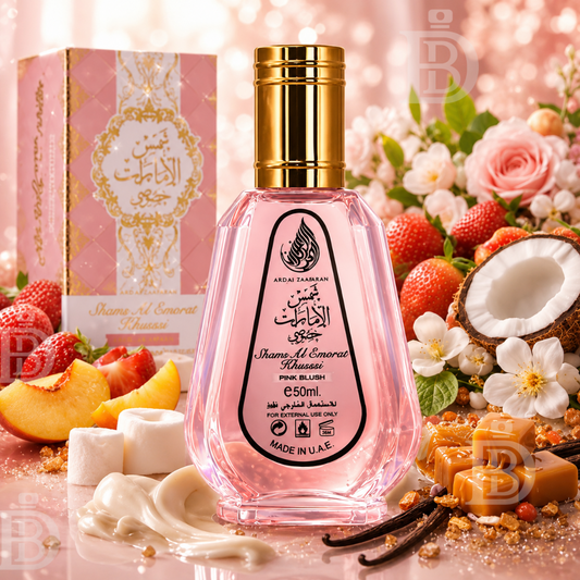 Shams Al Emarat Khususi Pink Blush EDP 50ml by Ard Al Zaafaran