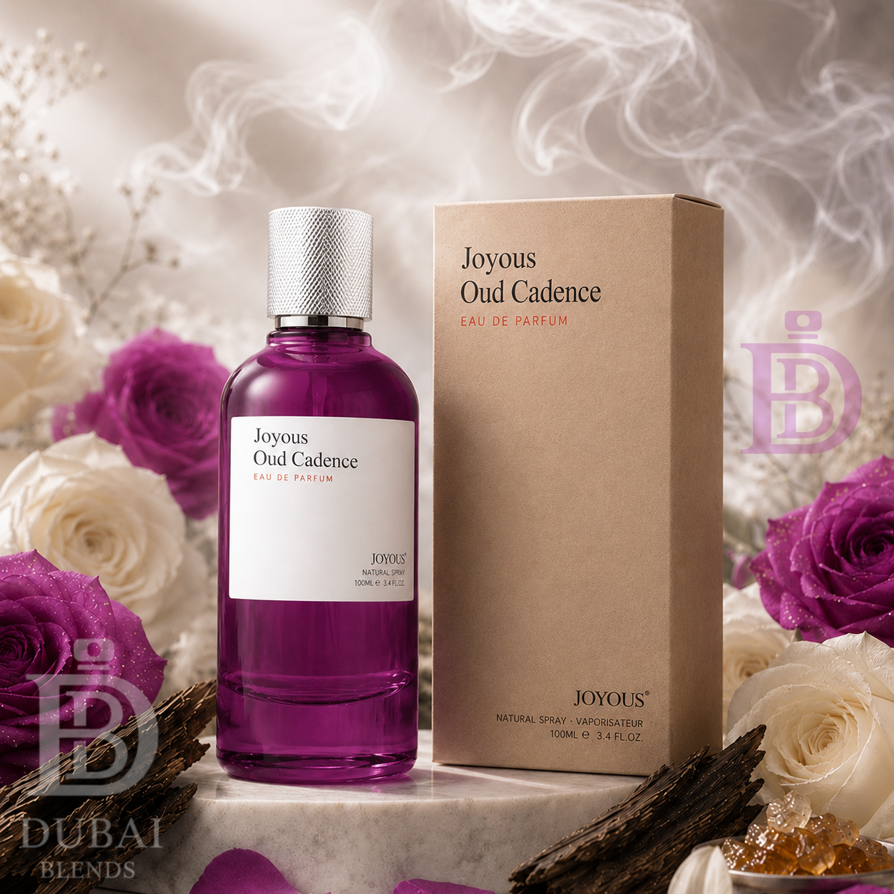 Oud Cadence EDP 100ml by Joyous | Inspired by Oud Cadenza Maison Crivelli | Rich Oriental Oud Amber Unisex Perfume