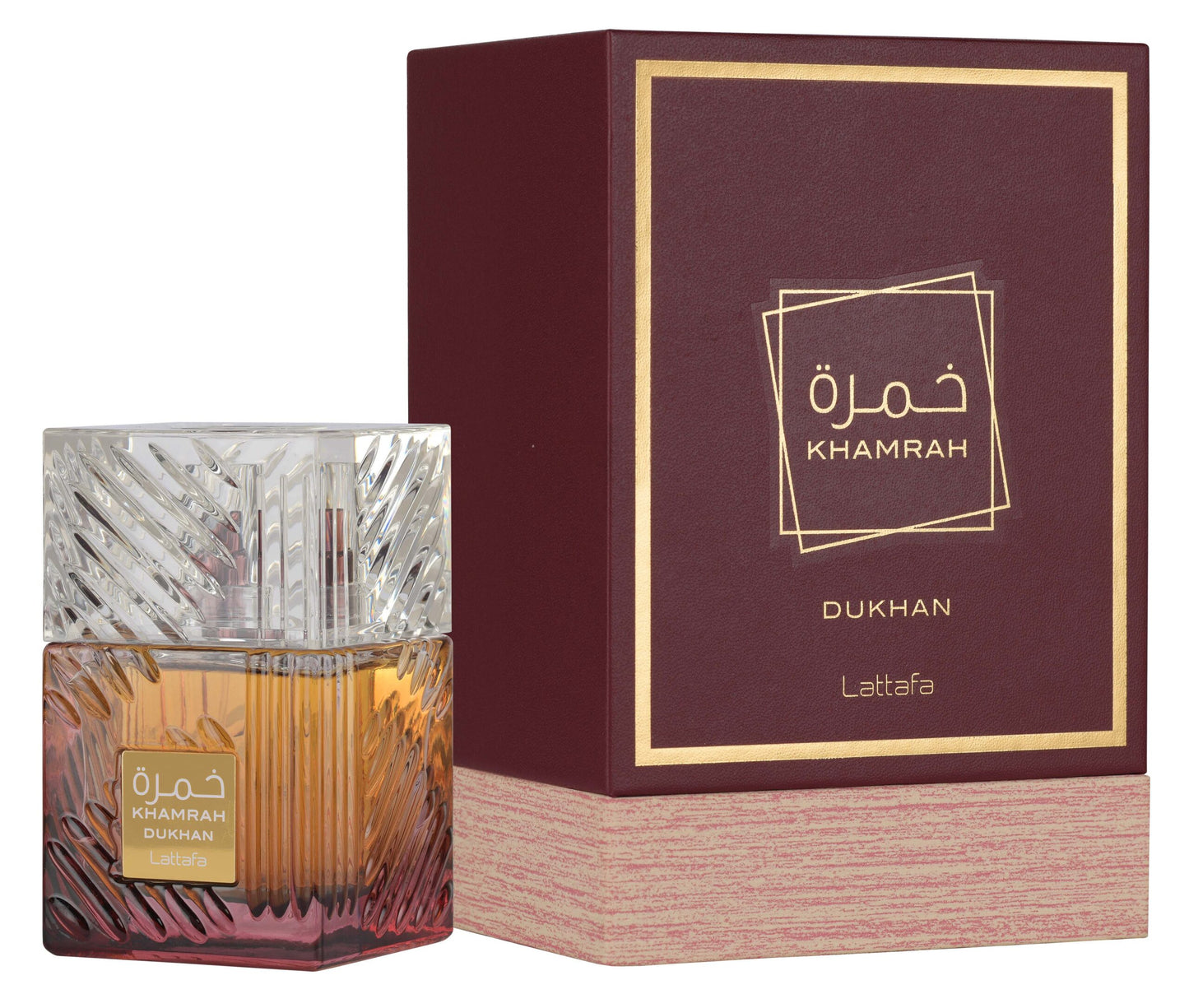Khamrah Dukhan EDP 100ml by Lattafa | Smoky Tobacco Gourmand Unisex Perfume