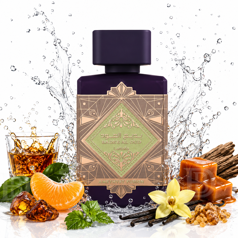 Badee Al Oud Amethyst Fusion | New Release | Unisex 100ML EDP By Lattafa