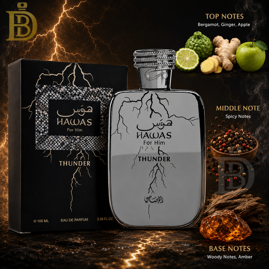 Hawas Thunder 100ML EDP By Rasasi