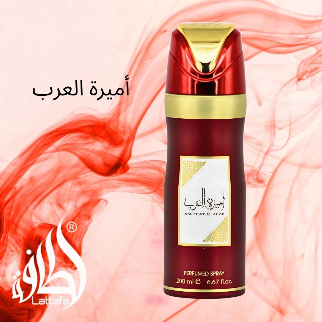 Ameerat Al Arab Deodorant Body Spray 200ml By Lattafa