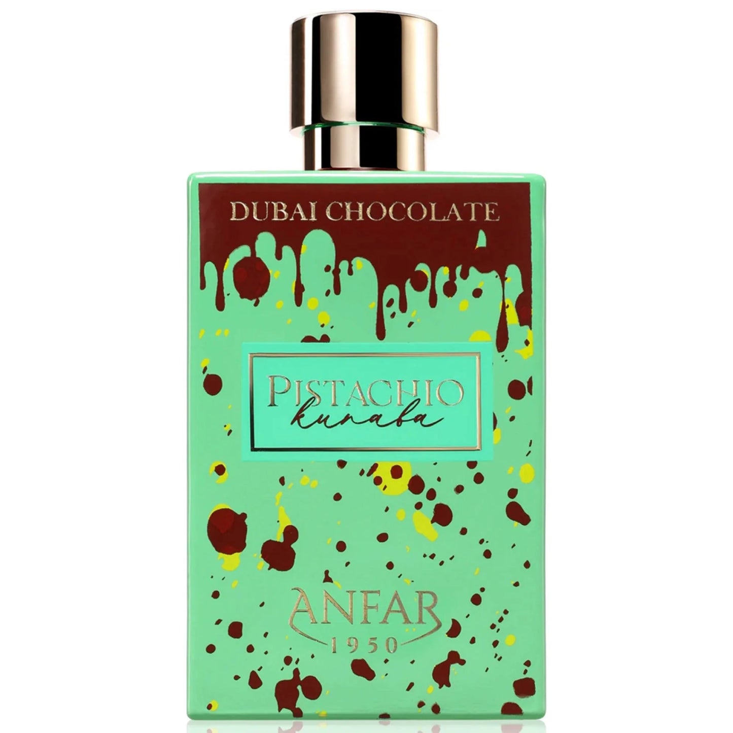 Anfar 1950 Dubai Chocolate Pistachio Kunafa 80ml EDP | Viral Gourmand Unisex Fragrance | Kayali Pistachio-Inspired Arabian Perfume | Buy Australia