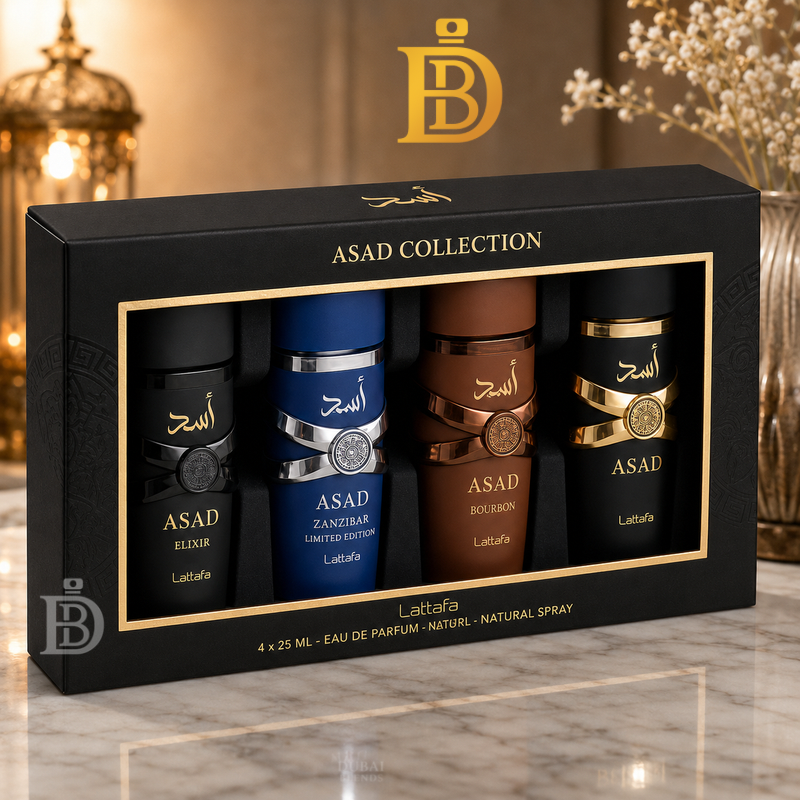 Asad Collection Gift Set (4 x 25ml) EDP by Lattafa