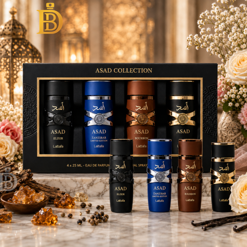 Asad Collection Gift Set (4 x 25ml) EDP by Lattafa
