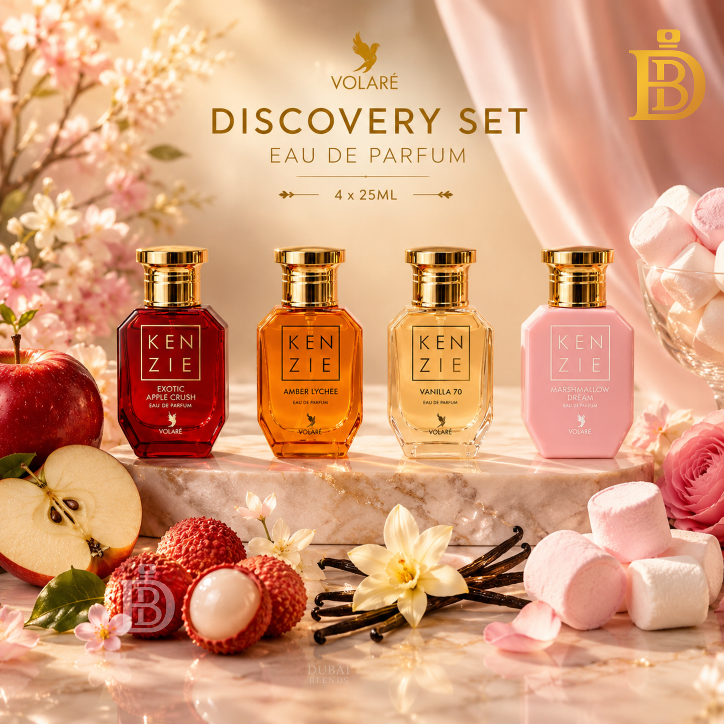 Kenzie Discovery Set (4 x 25ml) EDP by Volaré