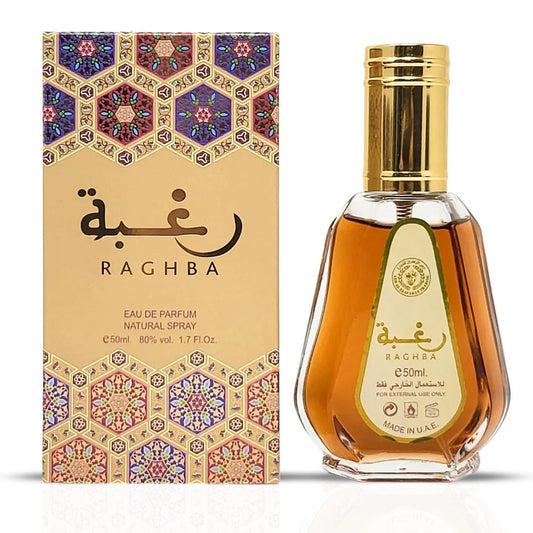 Raghba Perfume Unisex 50ml EDP By Ard Al Zaafaran